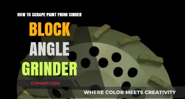 Best Angle Grinder Technique for Paint Removal from Cinder Blocks