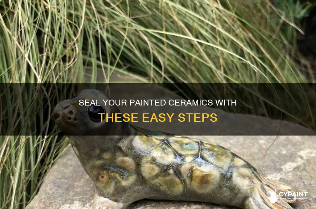 how to seal a ceramic plate that been painted