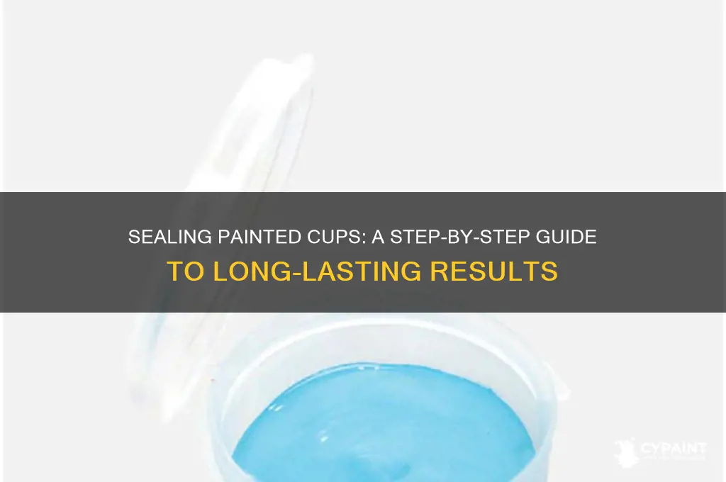 how to seal a cup that has been painted on