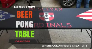 Sealing Your Painted Beer Pong Table: A Step-by-Step Guide