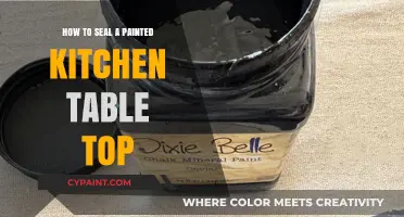 Sealing Your Painted Kitchen Table: A Step-by-Step Guide to Lasting Protection