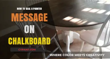 Preserving Your Art: Sealing Painted Messages on Chalkboards Effectively