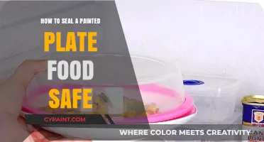 Sealing Painted Plates for Safe Food Use: A Step-by-Step Guide