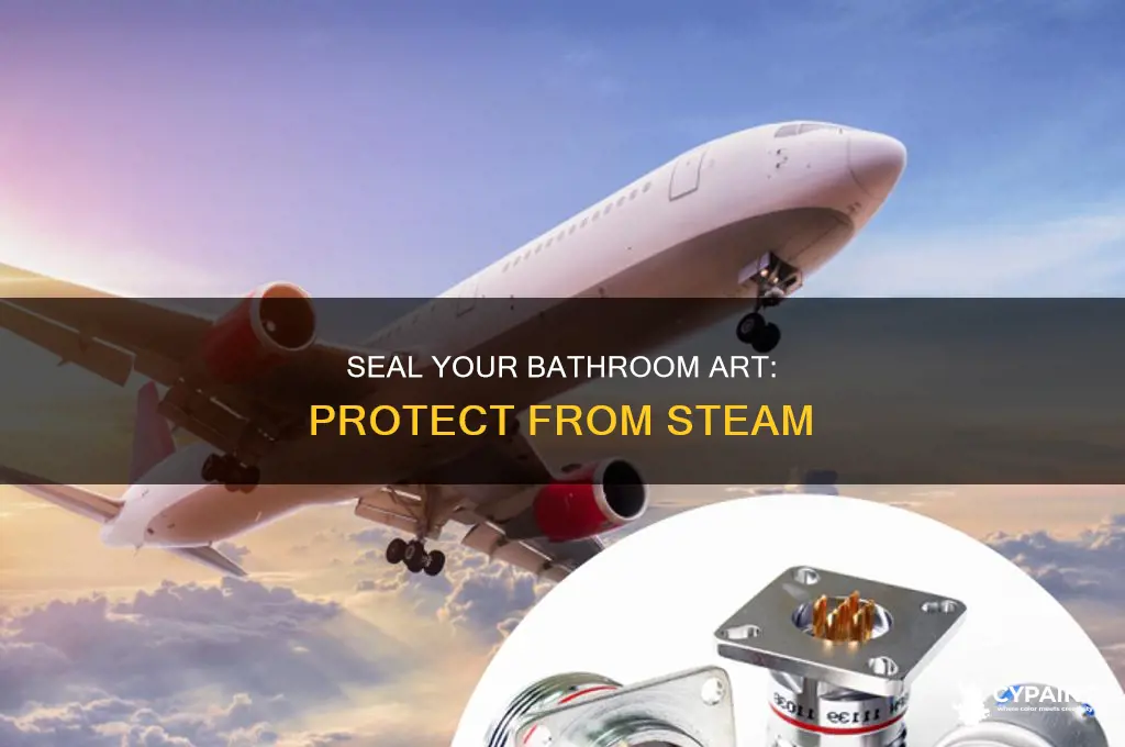 how to seal a painting for a steamy bathroom