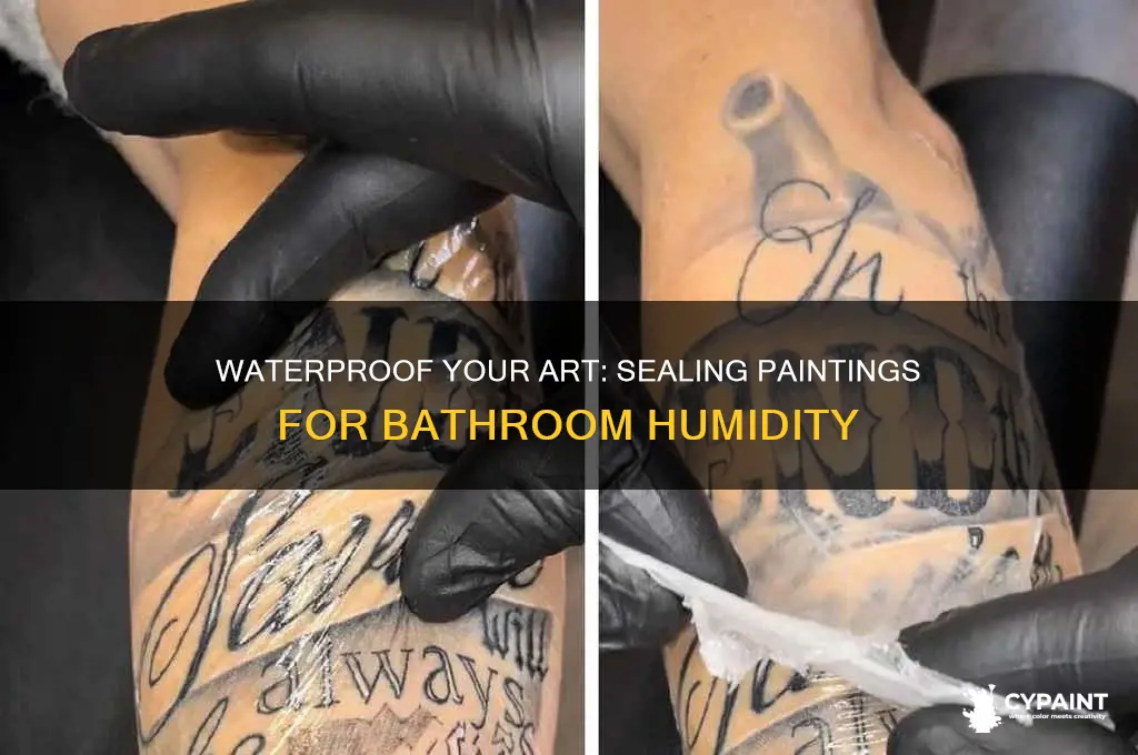 how to seal a painting for the bathroom