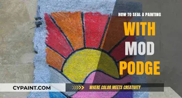 Sealing Your Masterpiece: A Guide to Using Mod Podge on Paintings