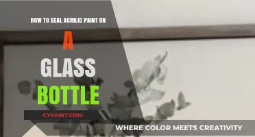 Sealing Acrylic Paint on Glass Bottles: A Quick Guide