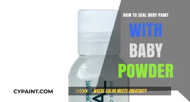 Seal Body Paint Perfectly: A Baby Powder Application Guide