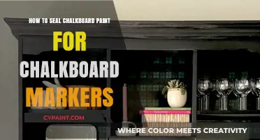 Sealing Chalkboard Paint: A Guide for Marker-Ready Surfaces
