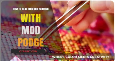 Seal Your Diamond Painting: Easy Mod Podge Application Guide