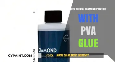Sealing Diamond Art: Easy PVA Glue Technique for Lasting Shine