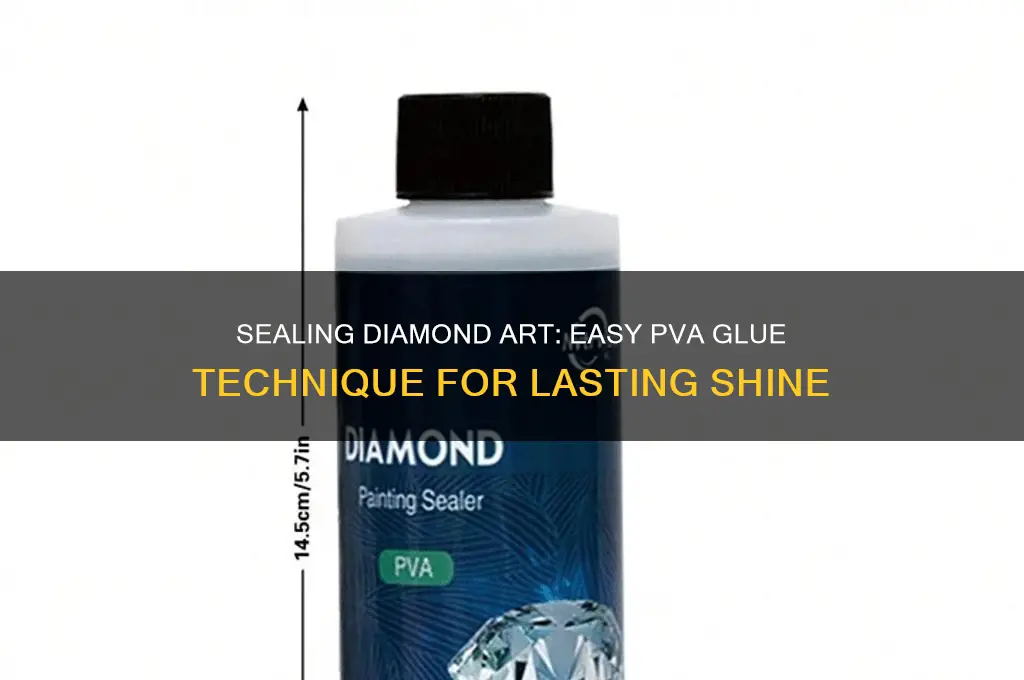 how to seal diamond painting with pva glue
