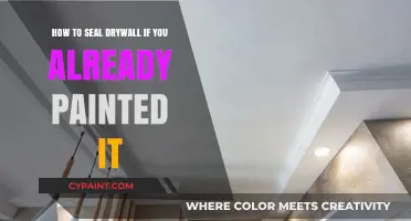 Sealing Drywall: Post-Paint Solutions