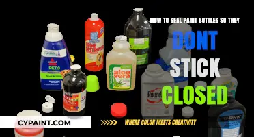 Prevent Stuck Paint Bottle Lids: Easy Sealing Tips and Tricks