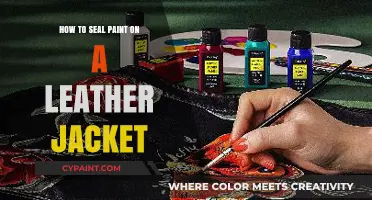 Seal Paint on Leather Jackets: A Step-by-Step Guide to Long-Lasting Results