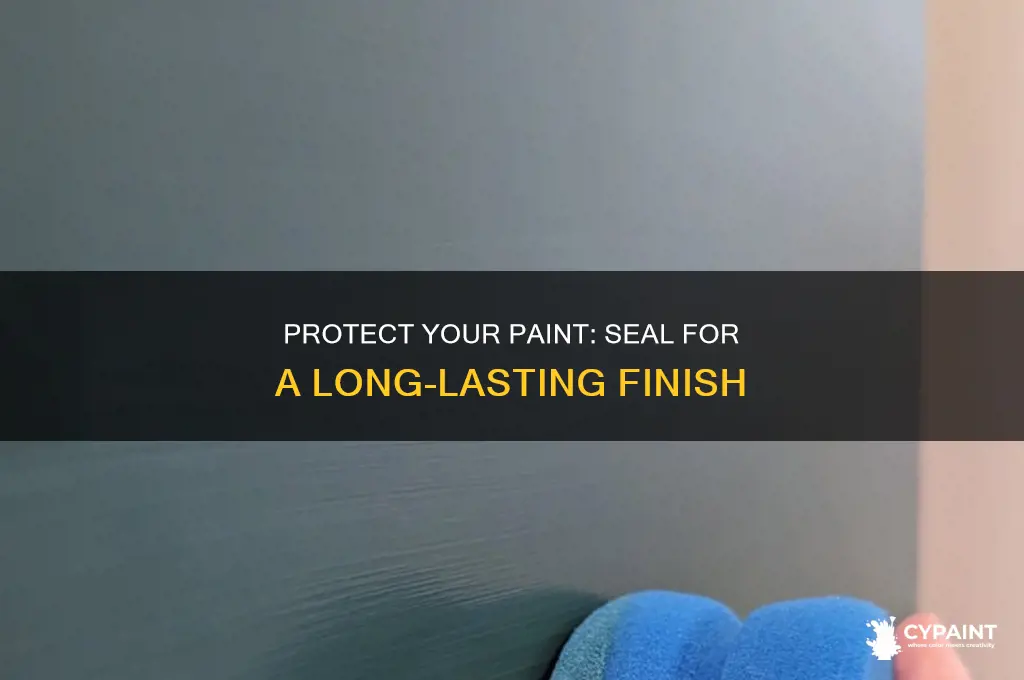 how to seal paint so it doesn
