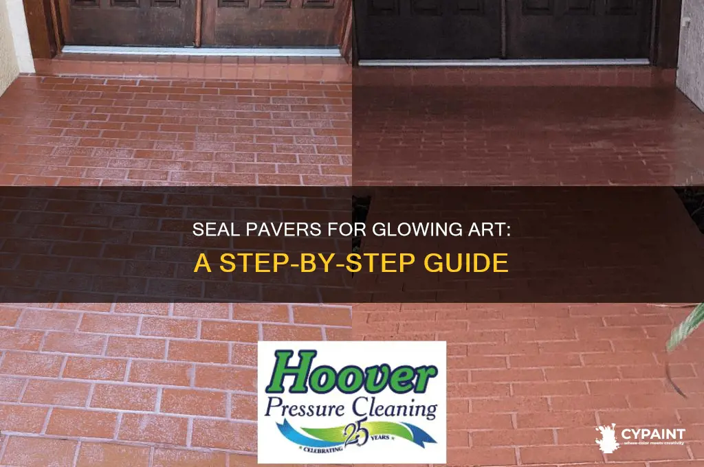 how to seal pavers for painting glow in the dark