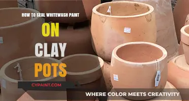 Sealing Whitewash Paint on Clay Pots: A Step-by-Step Guide