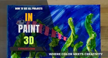 Explore All Your Paint 3D Projects: A Quick Guide