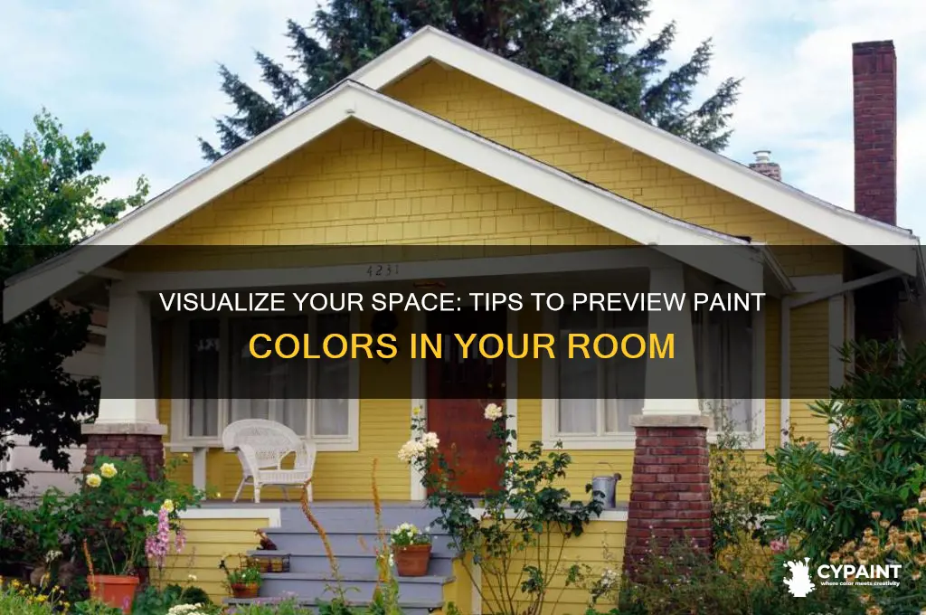 how to see how paint looks in room