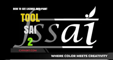 Where to Find Paint Tool SAI 2 License Info