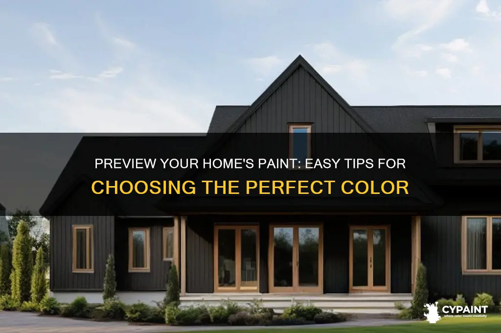 how to see preview of paint for homes