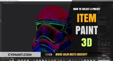 Mastering Paint 3D: A Guide to Choosing the Perfect Preset Item