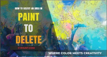 Selecting an Area to Delete in Paint: Quick Guide