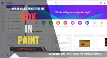 Selecting Text Boxes in Paint: A Step-by-Step Guide