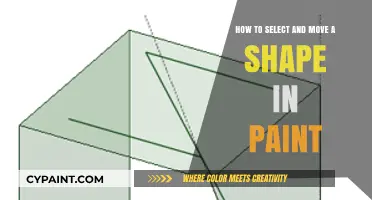 Selecting and Moving Shapes in Paint: A Quick Guide