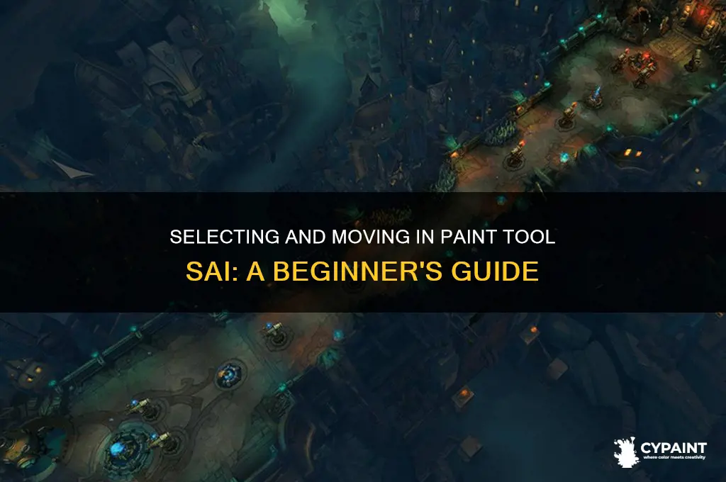 how to select and move in paint tool sai