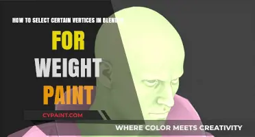 Mastering Blender Weight Paint: Selecting Specific Vertices for Precision