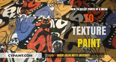 Mastering Texture Painting: Selecting Mesh Parts for Precise Artistic Control