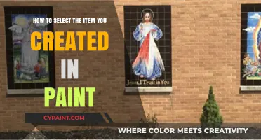 Selecting Your Creations in Paint: A Guide
