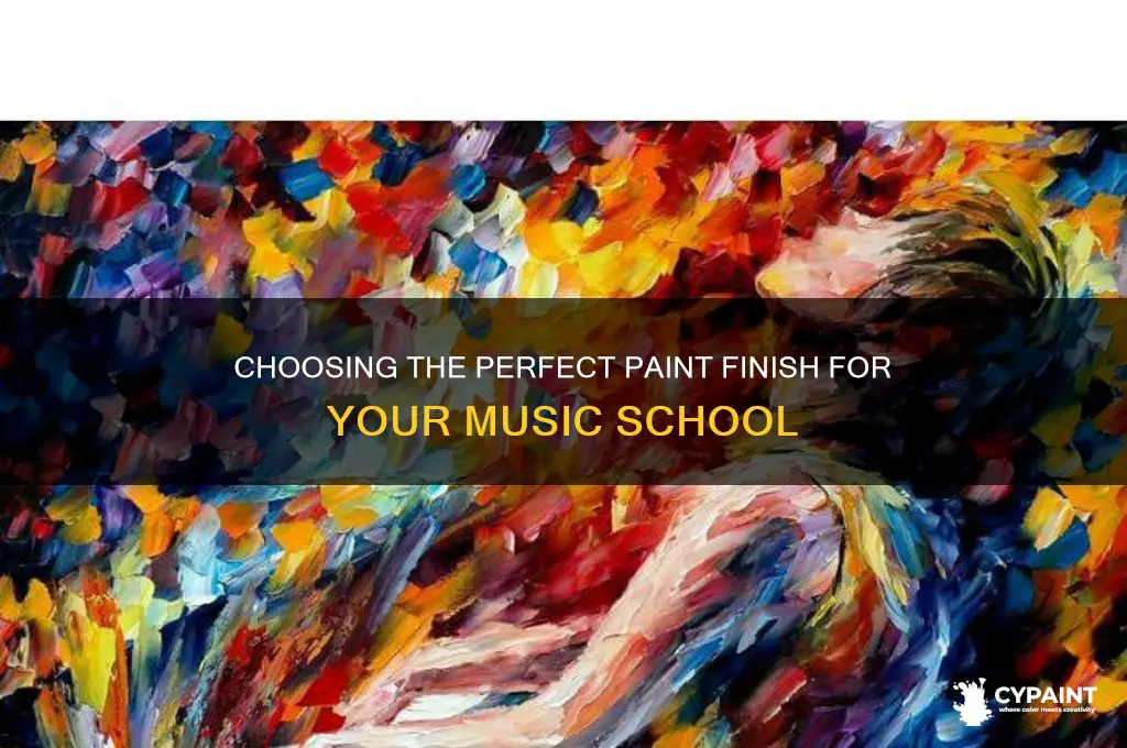 how to select the right paint finish music school