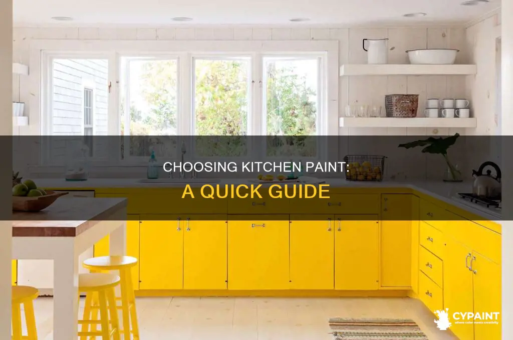 how to select the right paint for your kitchen