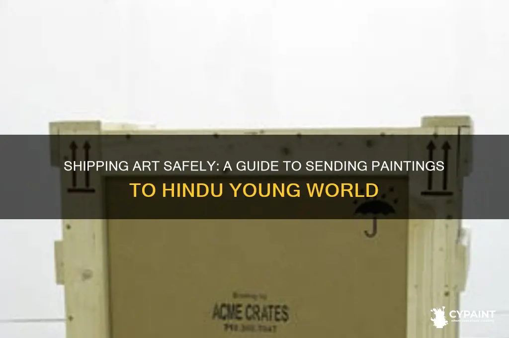 how to send paintings to hindu young world