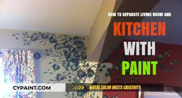 Divide and Conquer: Paint to Separate Kitchen and Living Room