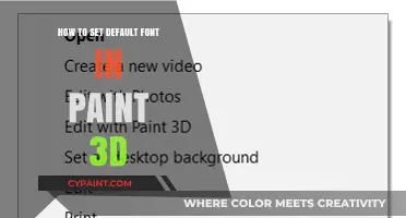 Mastering Paint 3D: Setting Your Default Font in Simple Steps