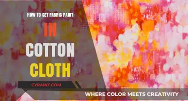 Mastering Fabric Paint: Setting Vibrant Designs on Cotton Cloth Permanently