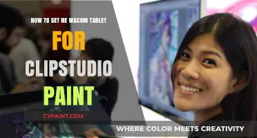 Setting Up Your Wacom Tablet for Clip Studio Paint
