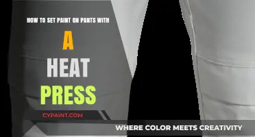 Master Heat Press Techniques to Set Paint on Pants Perfectly