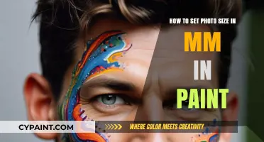 Adjusting Photo Sizes in Paint: Millimetre Precision