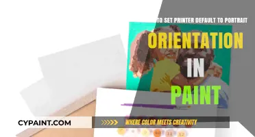 Set Printer Default to Portrait in Paint: Quick Guide