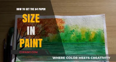 Setting A4 Paper Size in Paint: A Quick Guide