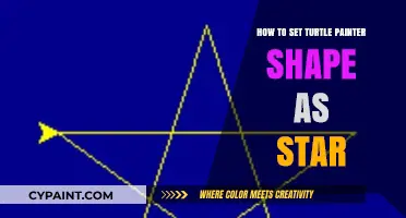 Create Star Shapes in Turtle Painter: A Simple Guide