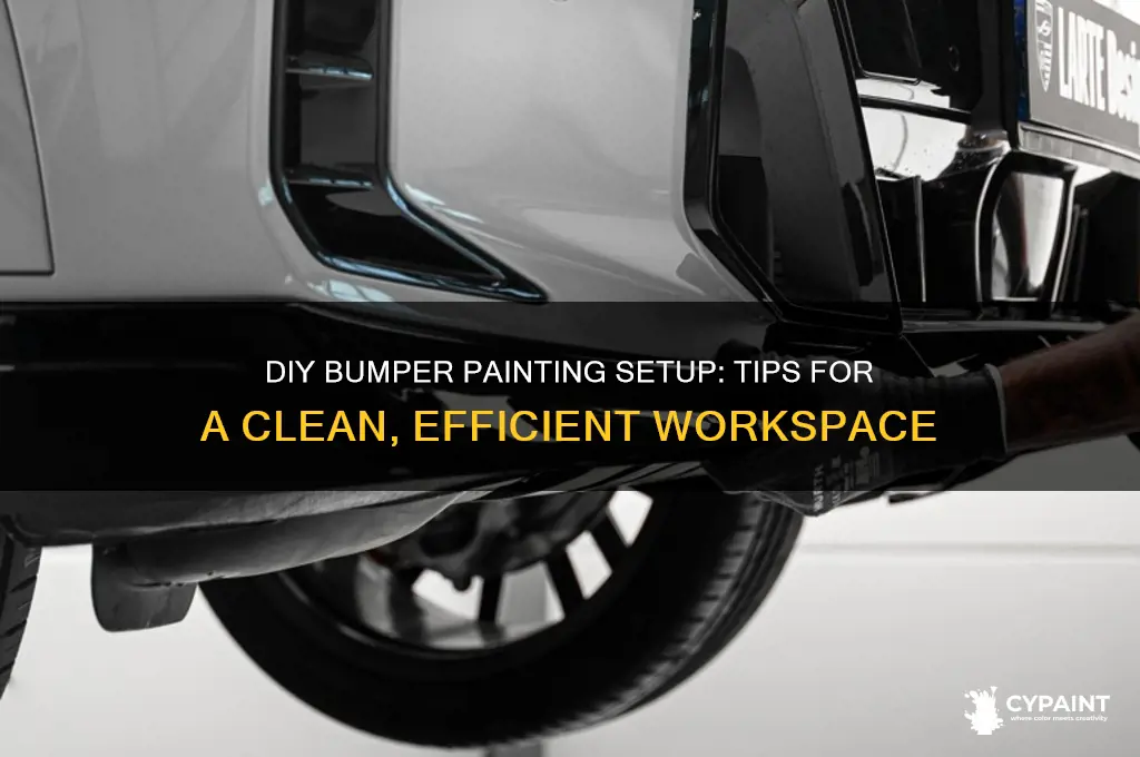 how to set up a bumper painting area