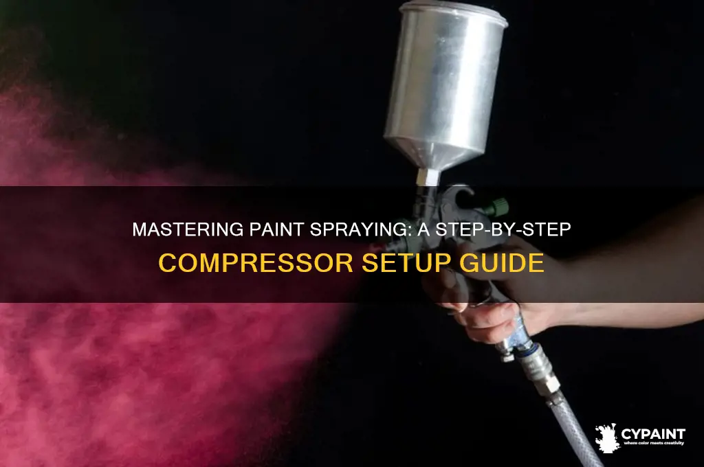 how to set up a compressor for painting