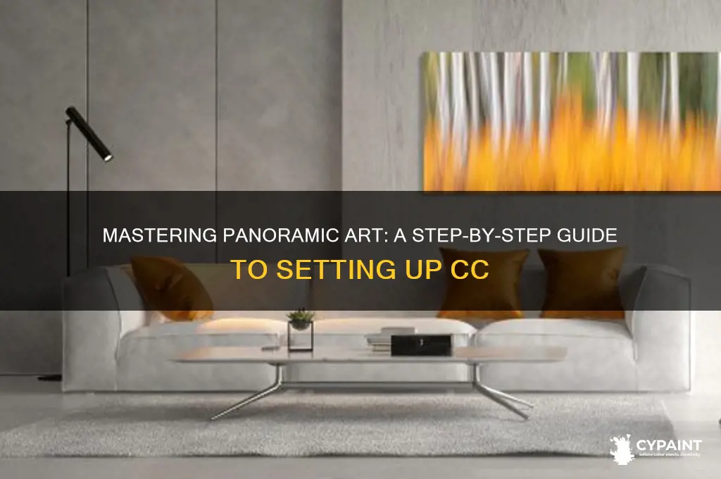 how to set up cc for panoramic painting