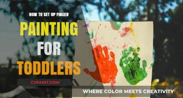Creative Toddler Fun: Easy Finger Painting Setup Guide for Parents